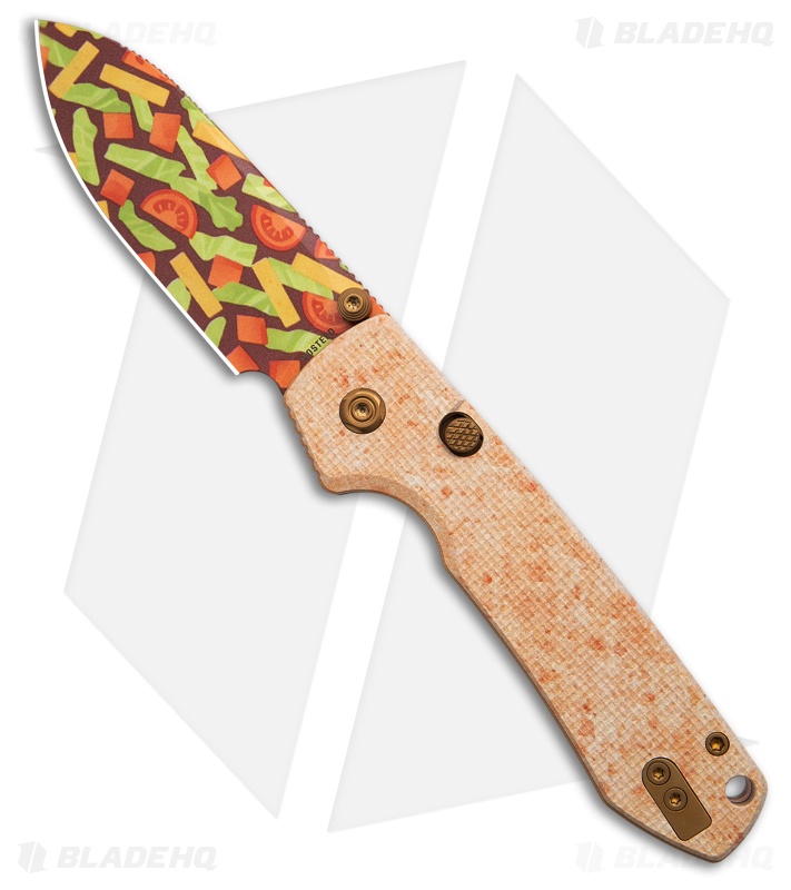 Vosteed Taco Raccoon Top Liner Lock Knife Corn Tortilla G-10 (3.25" Taco) A2935