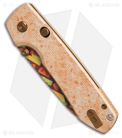 Vosteed Taco Raccoon Top Liner Lock Knife Corn Tortilla G-10 (3.25" Taco) A2935