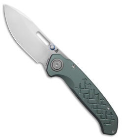 Vosteed Zander Vanchor Lock Knife Gray Aluminum (3.4" Satin S35VN)