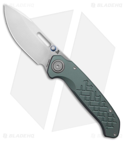 Vosteed Zander Vanchor Lock Knife Gray Aluminum (3.4" Satin S35VN)