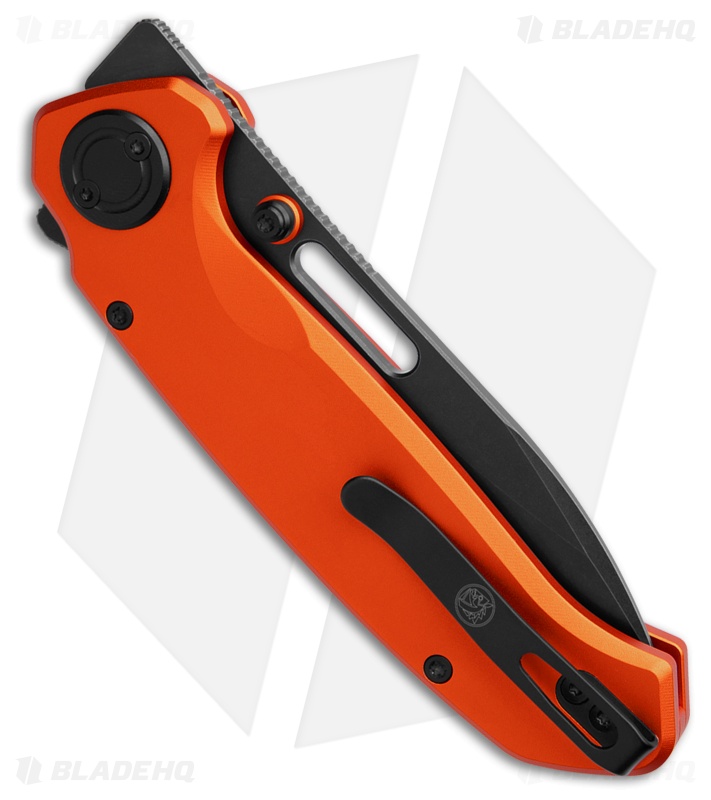 Vosteed Zander Vanchor Lock Knife Orange Aluminum (3.4" Black SW S35VN)