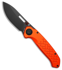 Vosteed Zander Vanchor Lock Knife Orange Aluminum (3.4" Black SW S35VN)