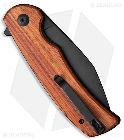 SENCUT Omniform Sheepsfoot Liner Lock Knife Guibourtia Wood (3.7" Satin)