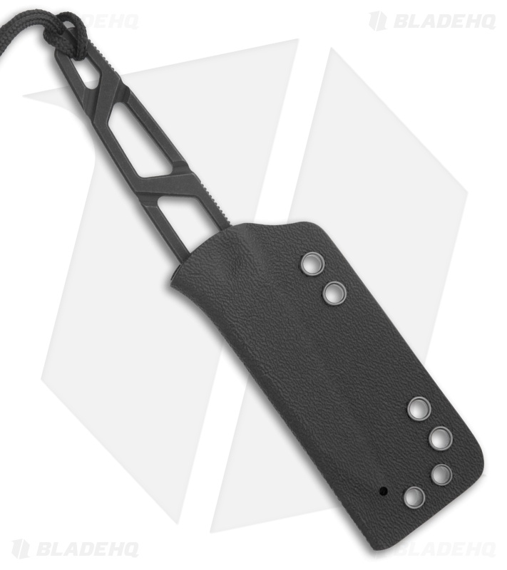 SENCUT TEXO Fixed Blade Neck Knife | Black SW 9Cr18MoV
