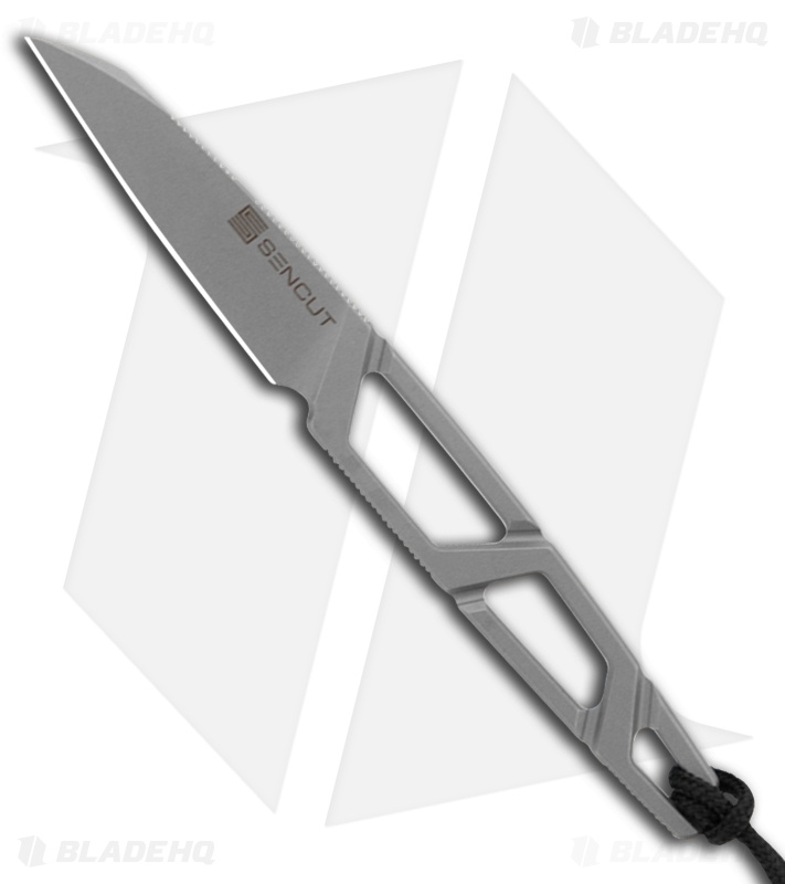 SENCUT TEXO Fixed Blade Neck Knife | Stonewash 9Cr18MoV