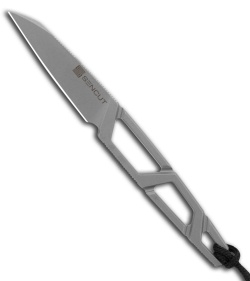 SENCUT Texo Fixed Blade Skeletonized Neck Knife  (2&quot; Stonewash) S23095-2 | 216520