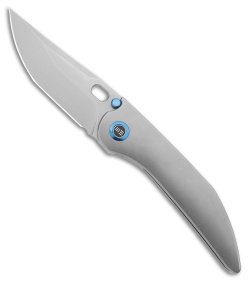 We Knife Co. WE Knife Co. Attor Integral Knife Polished/Bead Blast Ti (3.6" Polished/BB) - $409.00 at Blade HQ