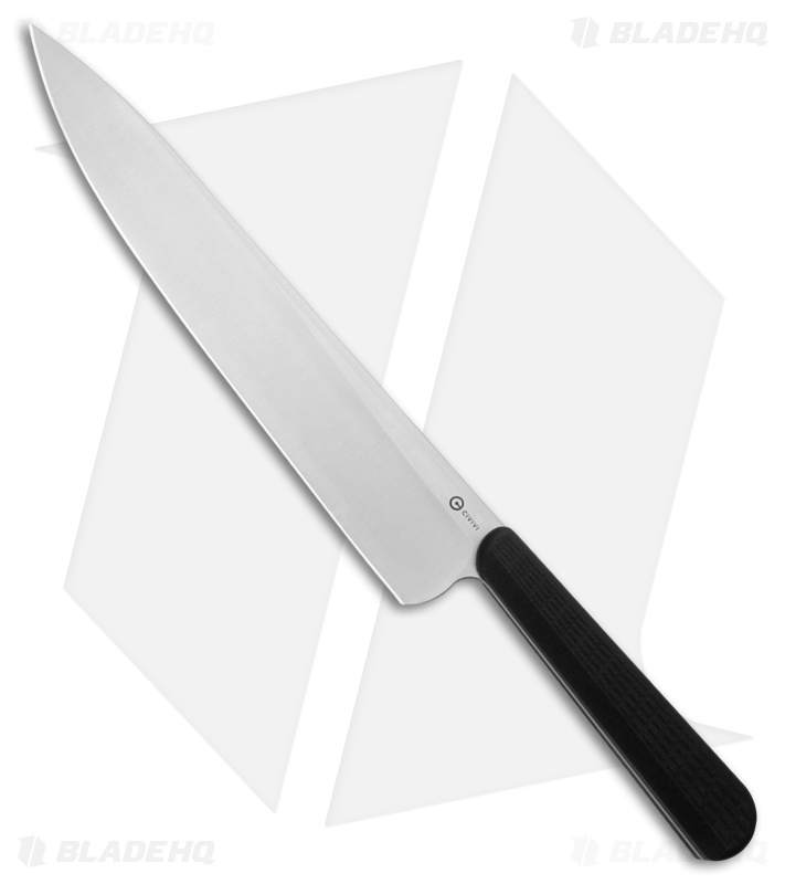CIVIVI Cibus Fixed Blade Black G-10 Drop Point Satin 14C28N