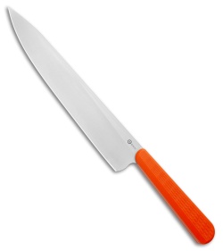 CIVIVI Cibus Fixed Blade Chef Knife Milled Orange G-10 (7.9&quot; Satin) | 225505