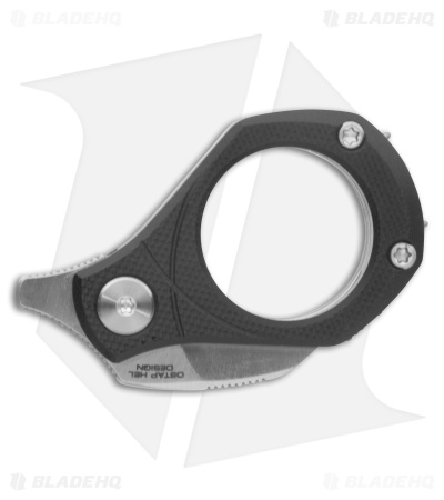 CIVIVI Pyrus Utility Hawkbill Knife Black G-10 (0.65" Satin)