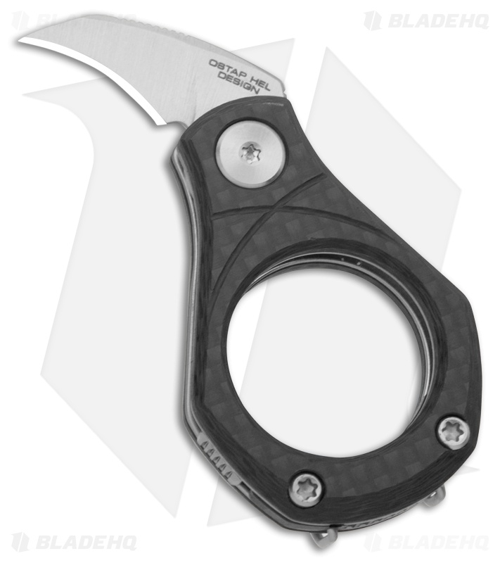 CIVIVI Pyrus Utility Hawkbill Knife Twill Carbon Fiber (0.65" Satin)