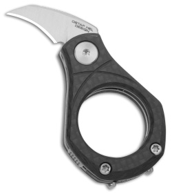 CIVIVI Pyrus Utility Hawkbill Knife Twill Carbon Fiber (0.65" Satin)