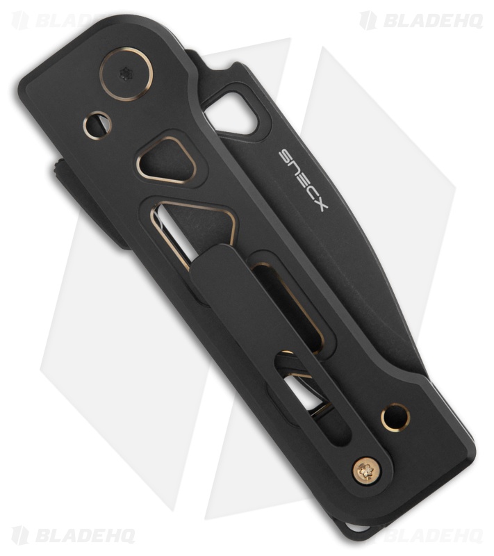 WE Knife Co. Tyro Knife Black/Gold Titanium Black SW