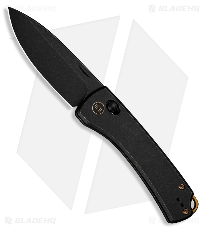 WE Knife Co. Nightblade Crossbar Lock Knife Black Titanium (2.9" Black SW)