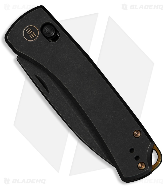 WE Knife Co. Nightblade Crossbar Lock Knife Black Titanium (2.9" Black SW)