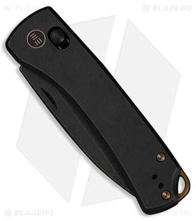 WE Knife Co. Nightblade Crossbar Lock Knife Black Titanium (2.9" Black SW)