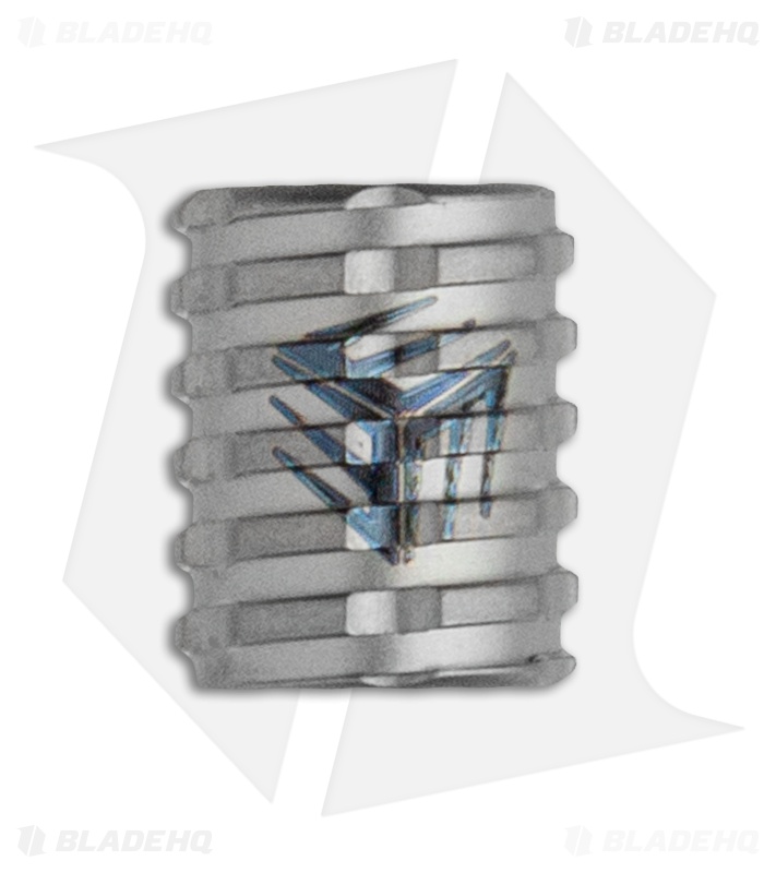 WE Knife Co. Bead Blast Gray Titanium Lanyard Bead