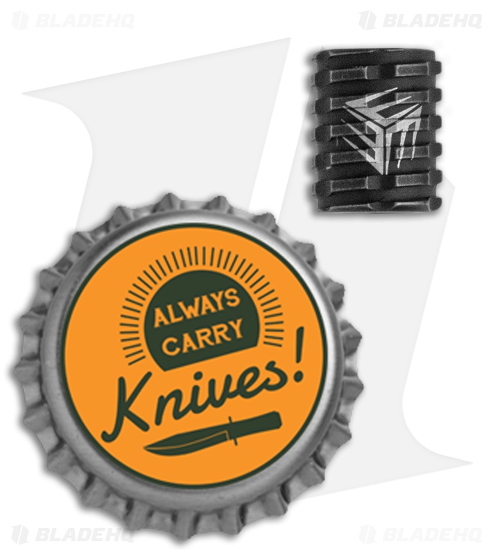 WE Knife Co. Titanium Black Lanyard Bead