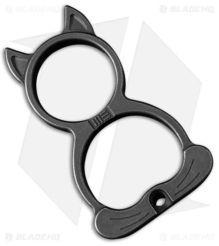 WE Knife Co. Cat Collectible Knuckle Titanium (Black)