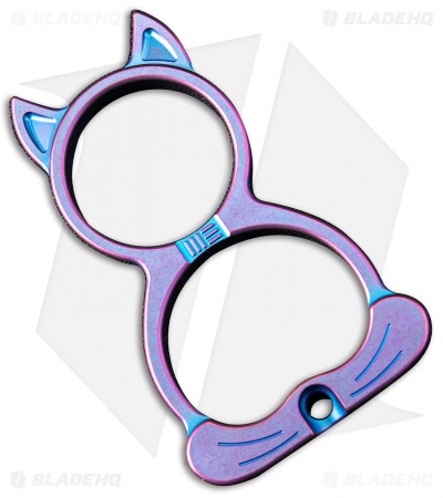 WE Knife Co. Cat Collectible Knuckle Titanium (Purple)
