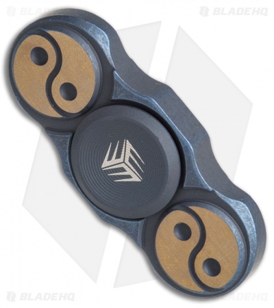WE Knife Co. S01A Titanium Fidget Spinner (Blue)