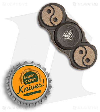 WE Knife Co. S01B Titanium Fidget Spinner (Bronze)