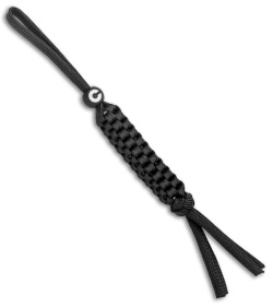 WE Knife Co./CIVIVI Tied Paracord Lanyard w/Black Titanium Bead 