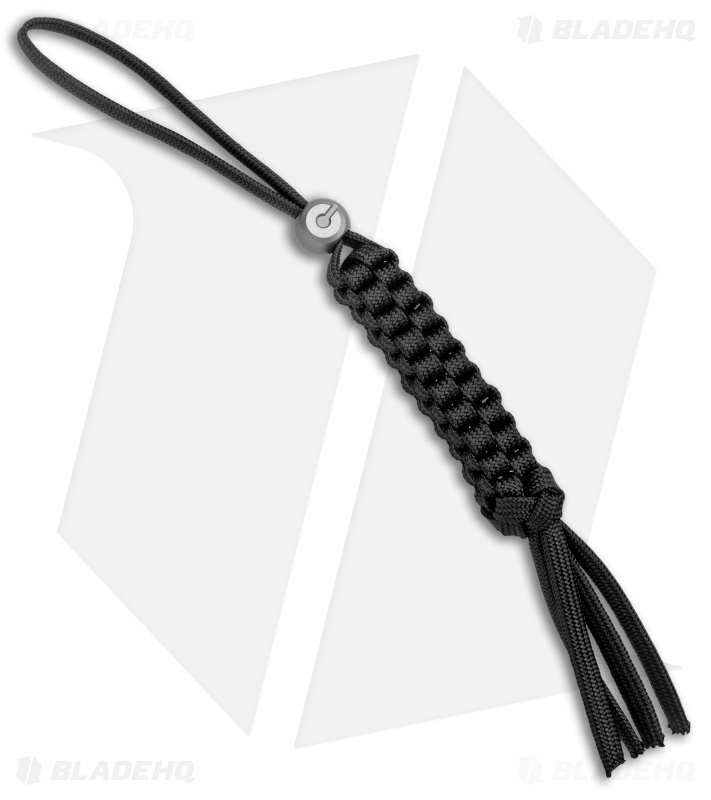 WE Knife Co./CIVIVI Tied Paracord Lanyard w/Gray Titanium Bead 