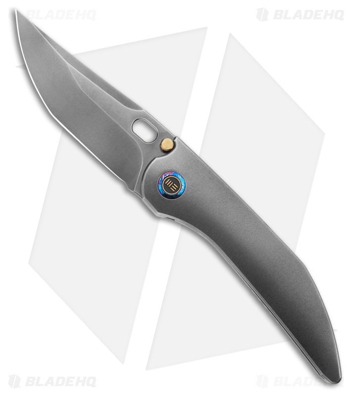 WE Knife Co. Attor Integral Knife Polished Gray Titanium (3.6" Polished Gray)