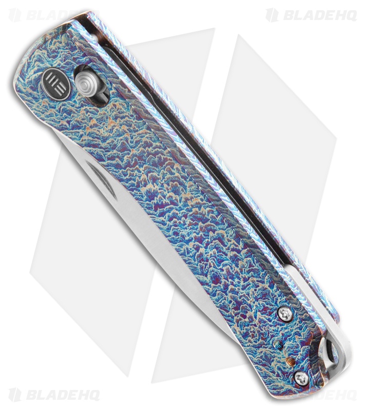 ナイトワークス WE Knife Co. Nightblade Knife Blue Titanium Satin