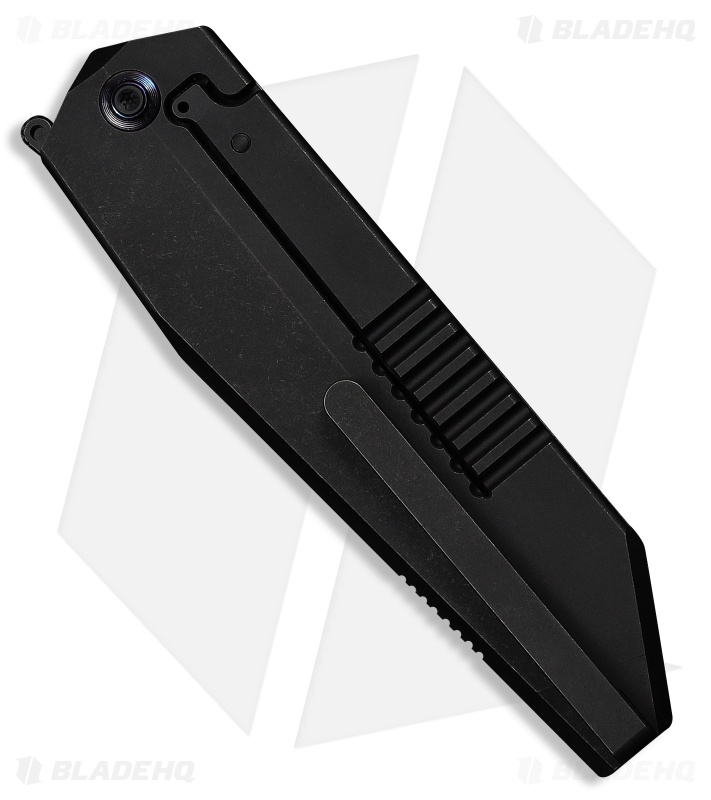 WE Knife Co. Collinear Frame Lock Knife Black Titanium (3.7" Black SW)