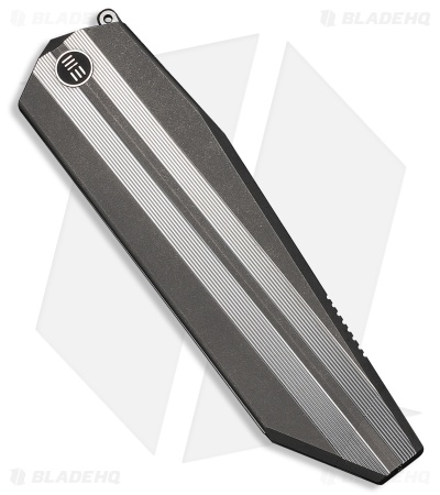 WE Knife Co. Collinear Frame Lock Knife Gray/Satin Titanium (3.7" Hand Satin)