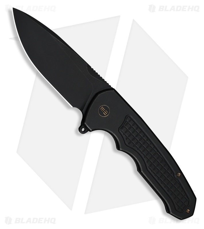 WE Knife Co. Starlash Flip Press Lock Knife Black Titanium (3.97" Black SW)