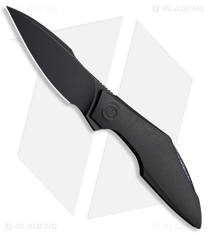 WE Knife Co. Krait Snake Nested Liner Lock Knife Black Titanium (3.3" Black SW)