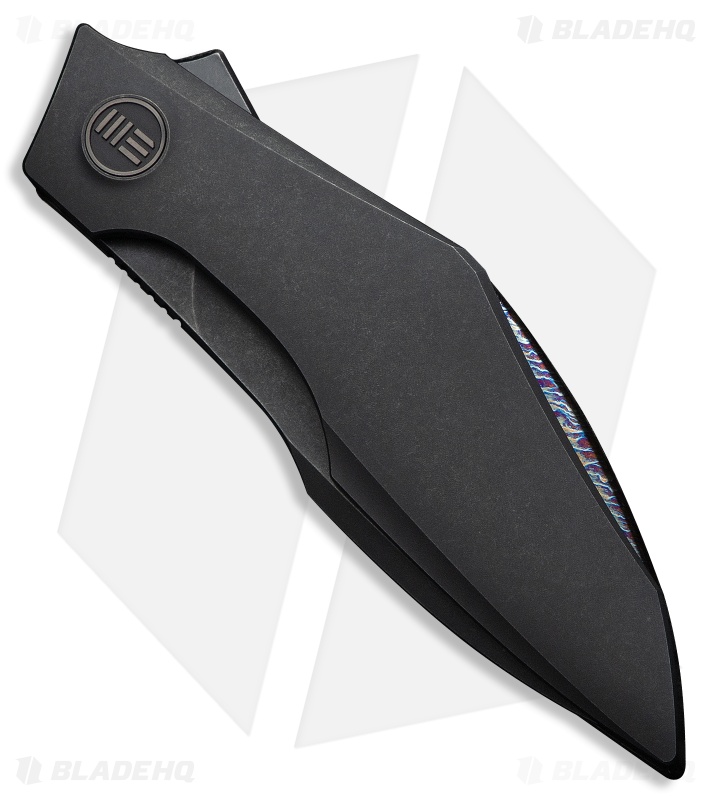 WE Knife Co. Krait Snake Nested Liner Lock Knife Black Titanium (3.3" Black SW)