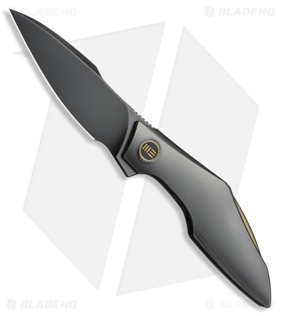 WE Knife Co. Krait Snake Nested Liner Lock Knife Polished Gray Ti (3.3" Gray)