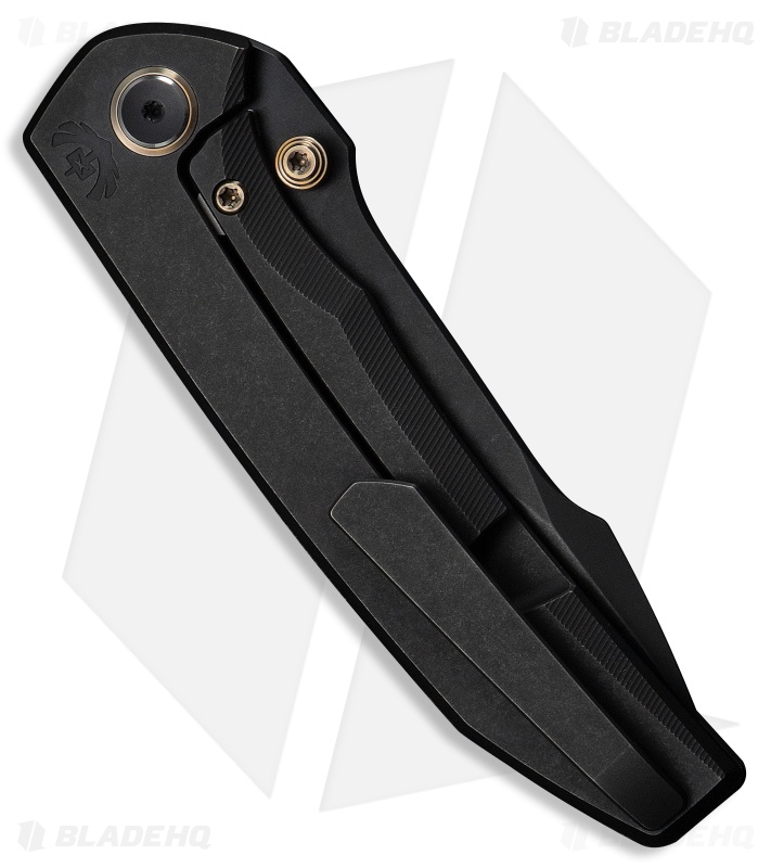 WE Knife Co. Ryson Frame Lock Knife Black Titanium (3.3" Black SW M390)