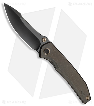 WE Knife Co. Ryson Frame Lock Knife Bronze Titanium (3.3" Polished Gray M390)