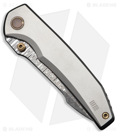 WE Knife Co. Ryson Ti Harpoon Hugin Damasteel