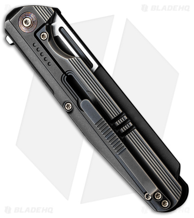 WE Knife Co. Reiver Frame Lock Knife Black/Bronze Titanium (3.97" BSW) WE16020-5