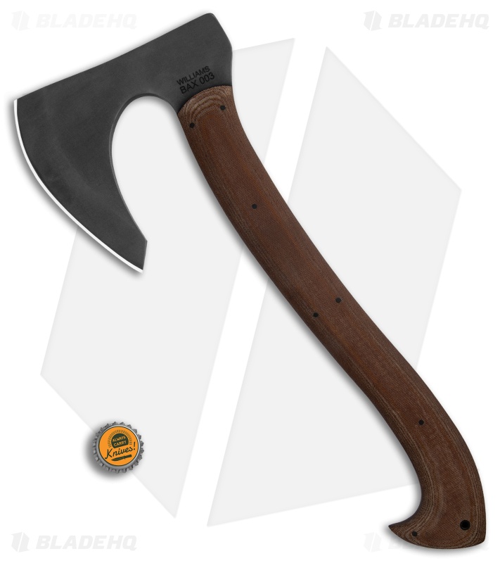 Williams Blade Design 14.5" Bearded Axe w/ Micarta Handle BAX-003