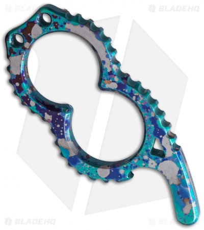 Wilmont Knives Beerdefender Bottle Opener Popper - Splash Ano Titanium
