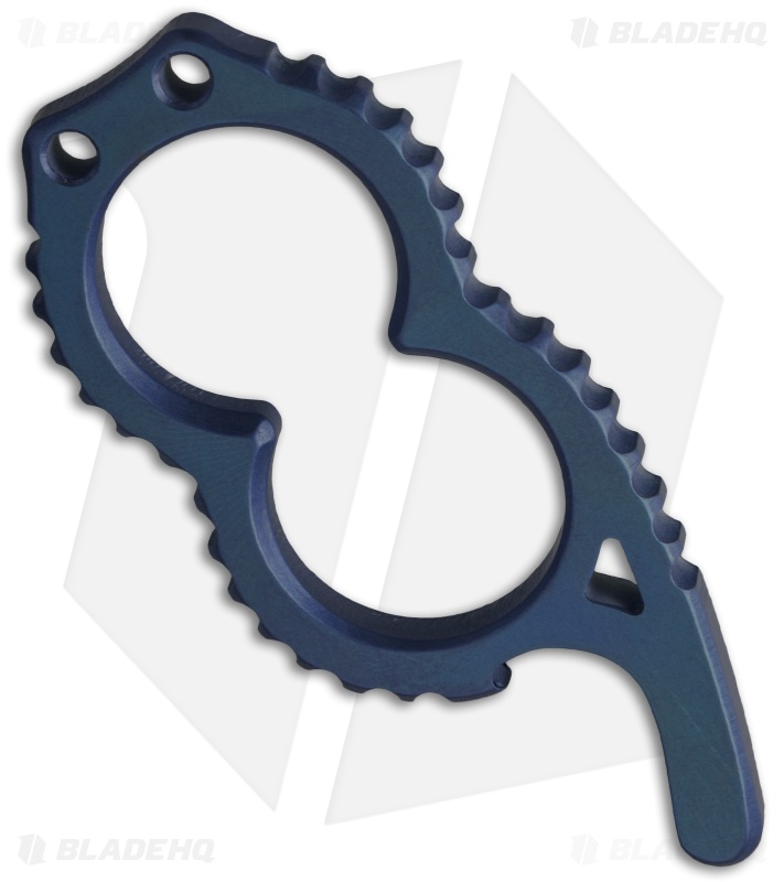 Wilmont Knives Beerdefender Bottle Opener Popper - Blue Titanium