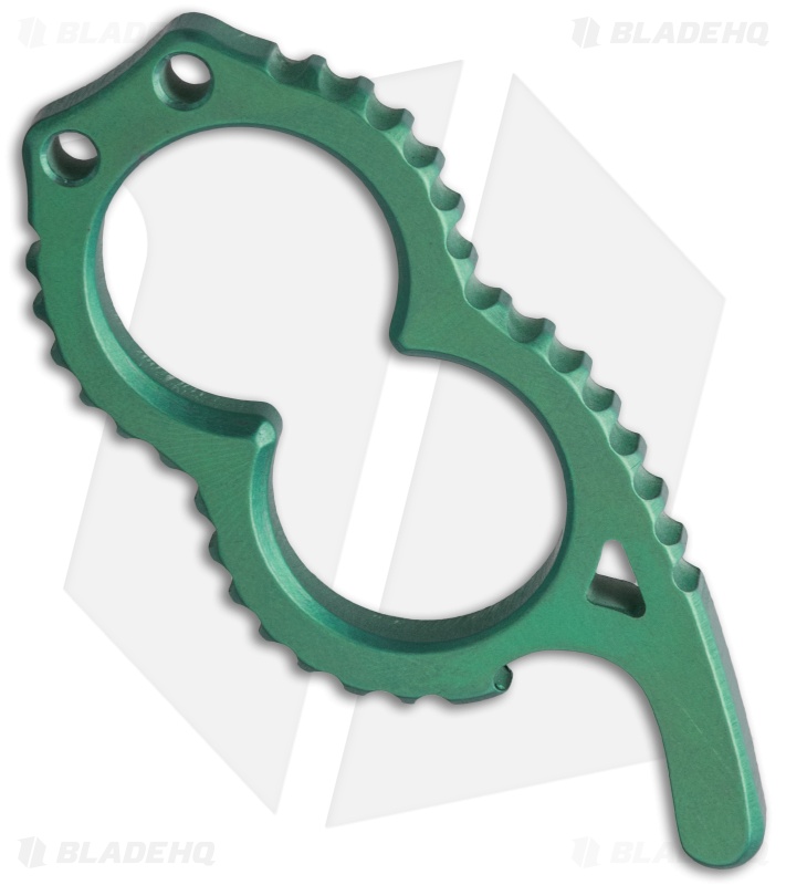 Wilmont Knives Beerdefender Bottle Opener Popper - Green Titanium