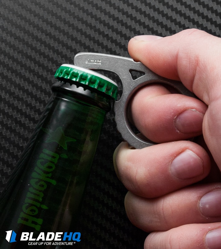 Wilmont Knives Half Pint Bottle Opener Single - Gray Titanium