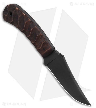 Winkler Knives Blue Ridge Hunter Fixed Blade Knife Sculpted Maple (4.1" Black)