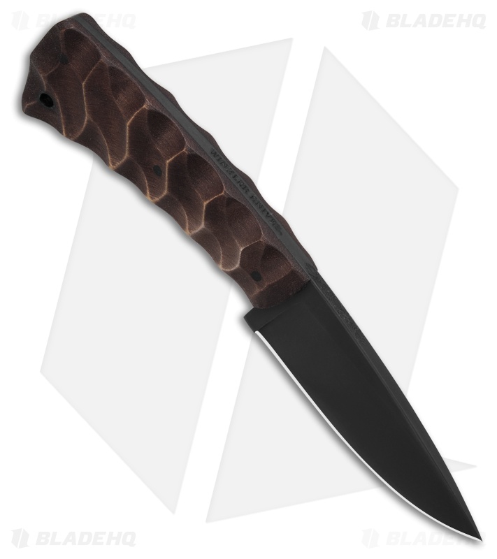 Winkler Knives Forest Edge Fixed Blade Knife Sculpted  Maple (3.75" Black)
