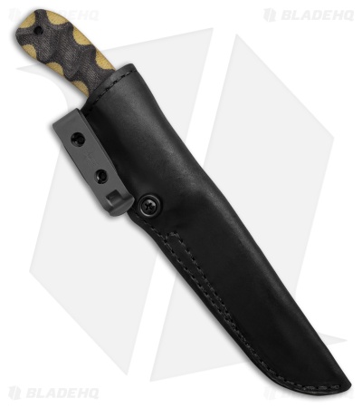Winkler Knives Operator Fixed Blade Knife Wasp Laminate Sculpted (4" Caswell)