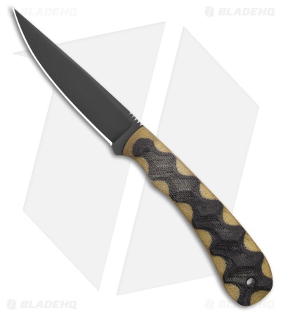 Winkler Knives Operator Fixed Blade Knife Wasp Laminate Sculpted (4" Caswell)