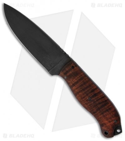 Winkler Knives Bushcraft Knife Curly Maple (4.375" Caswell) BHQ Exclusive